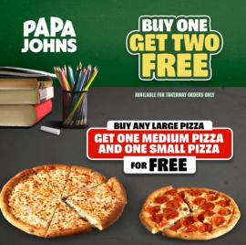Papa John's Pizza offer