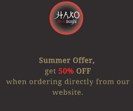 HAKO SUSHI offer